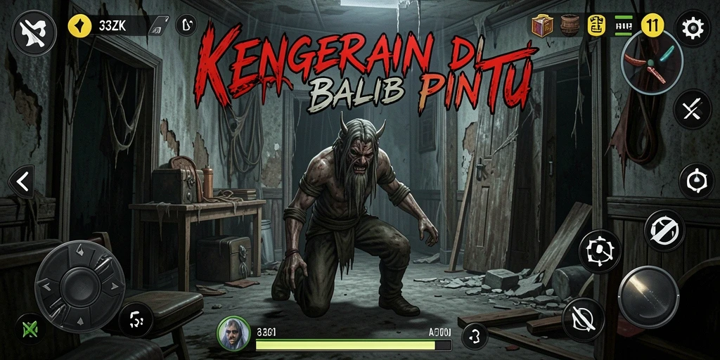 Screenshot menampilkan momen mencekam dari gameplay 33ZK.