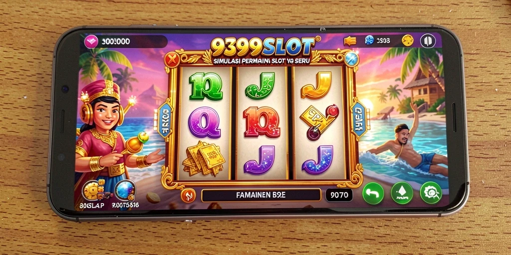 Tampilan screenshot gameplay <strong>9399SLOT</strong> dengan mesin slot yang menarik.