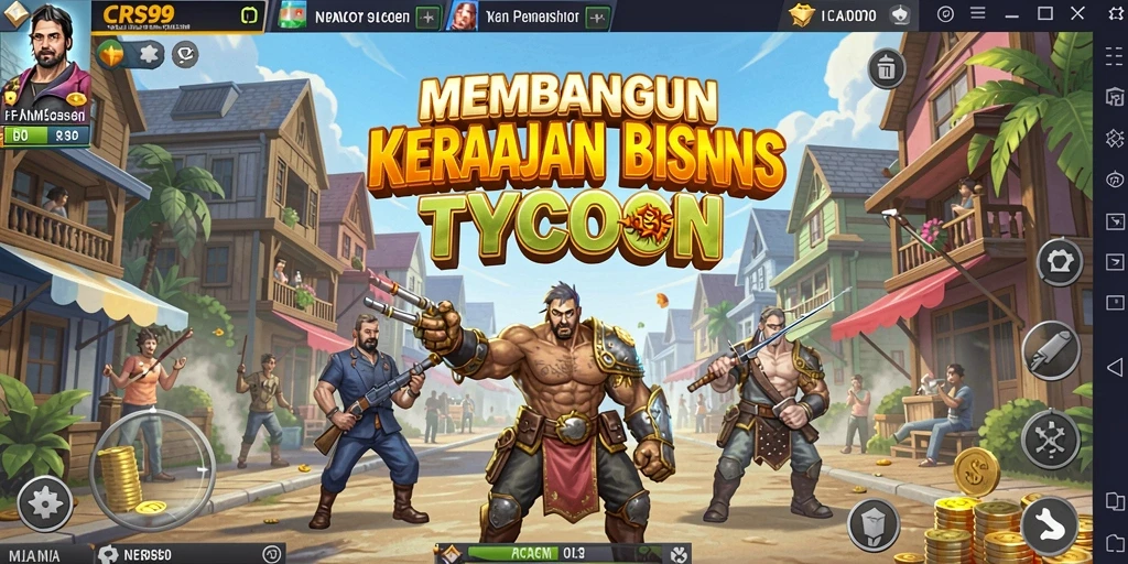 Tampilan gameplay CRS99 yang menawan dan strategis.
