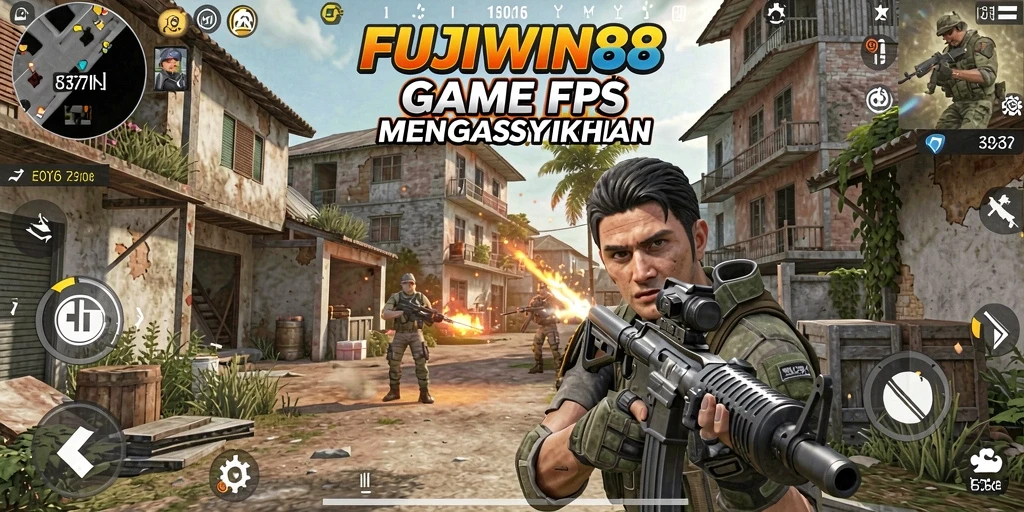 Screenshot gameplay FUJIWIN88 yang menegangkan dan penuh aksi.