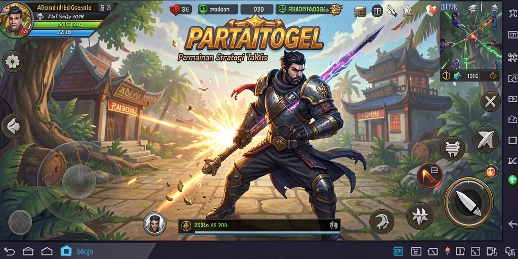 Tampilan gameplay PARTAITOGEL yang seru dan strategis.