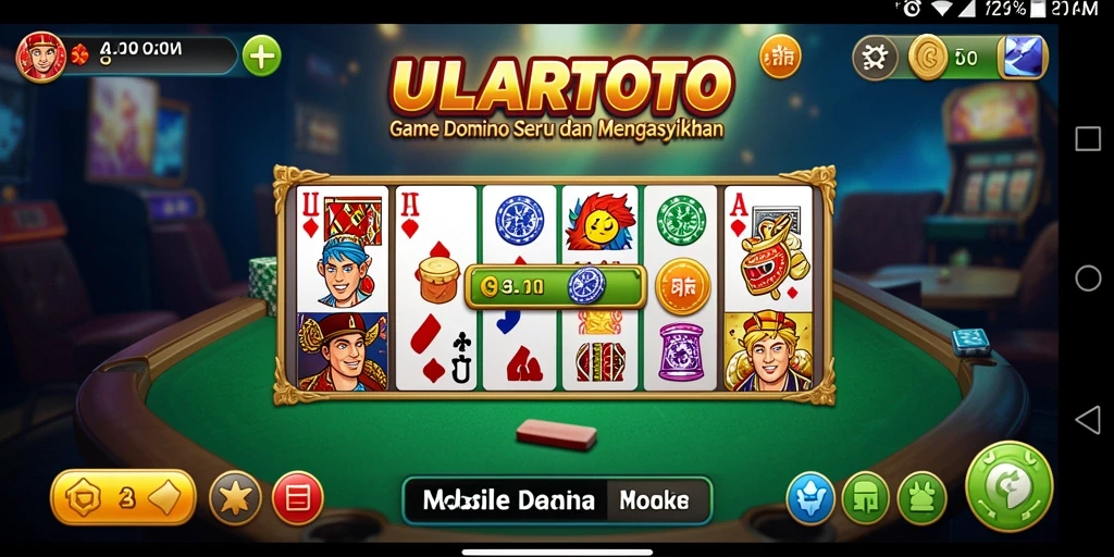 Tampilan screenshot gameplay ULARTOTO yang seru dan interaktif.
