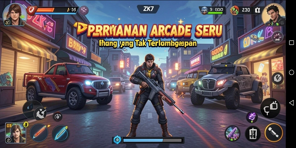 Gameplay seru di ZK7 dengan tantangan dan rintangan menarik.